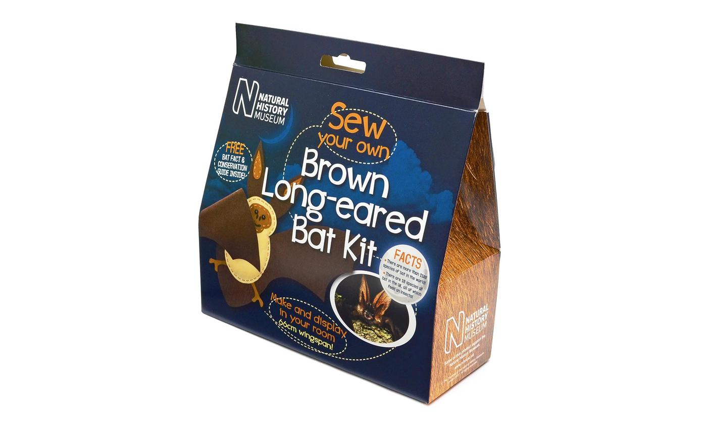Natural History Museum - Sew you own brown long-eared bat kit